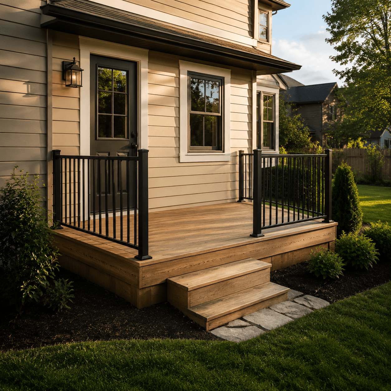 Custom porch construction by Bargerstock Construction in Southwestern Pennsylvania